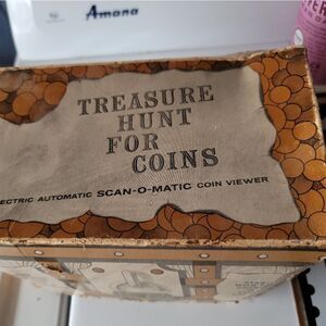 Antique Scan O Matic Coin Bank and Viewer